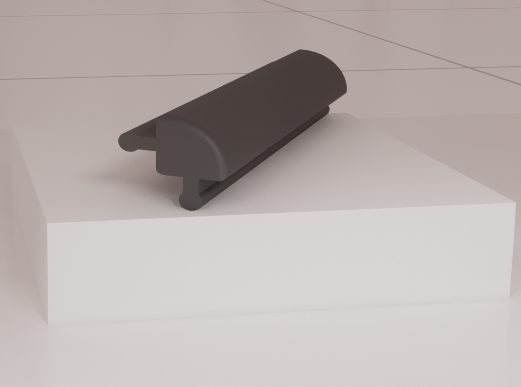 Die-cast aluminium corner component for cabinets, rounded and screw-free